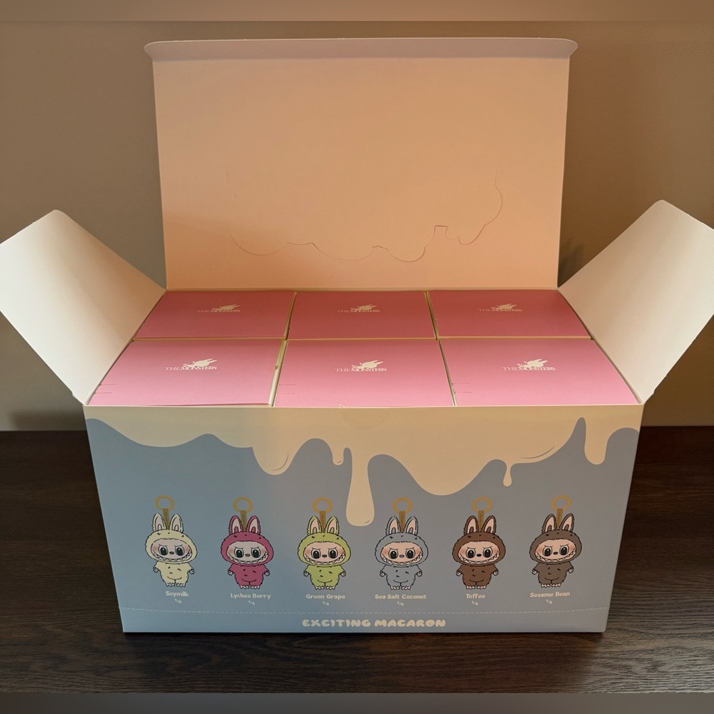 Labubu The Monsters - Exciting Macaron Vinyl Face - Sea Salt Coconut - Picture 7 of 14